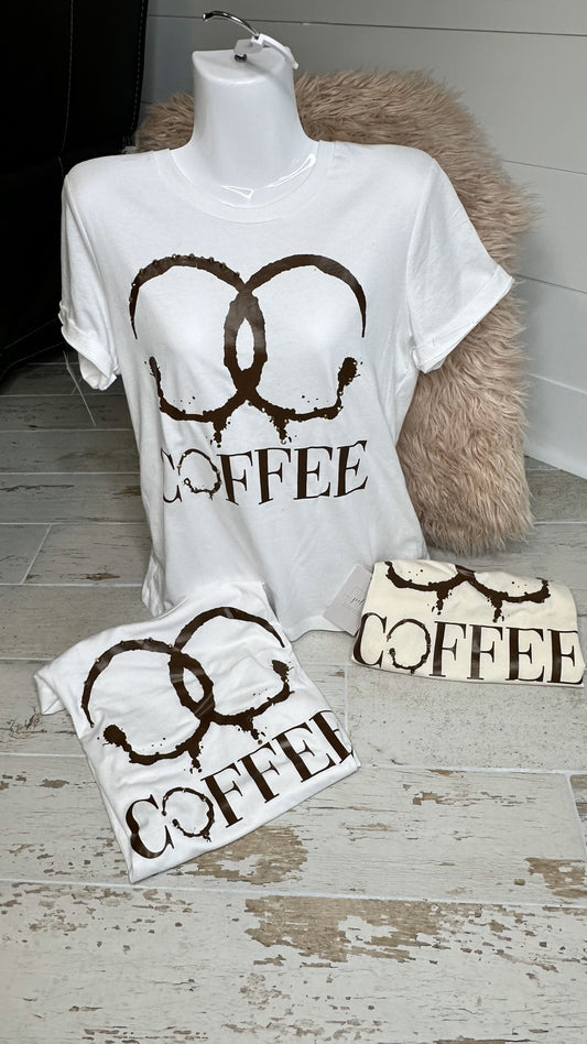 COFFEE Studded Basic T