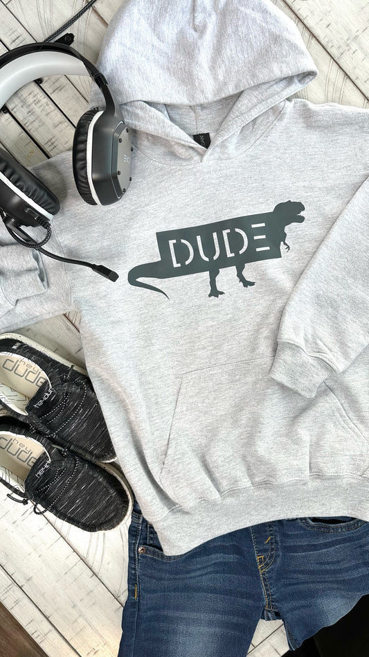Kids DUDE Dino T-shirt & Sweatshirt
